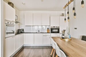 interior of a kitchen